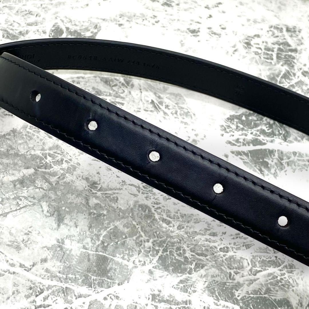 極美品 FENDI フェンディ ベルト ズッカ ゴールド金具 保存袋付き