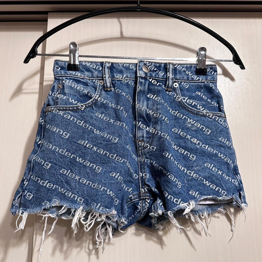 alexanderwang サイズ23 デニムショートパンツ RN161085