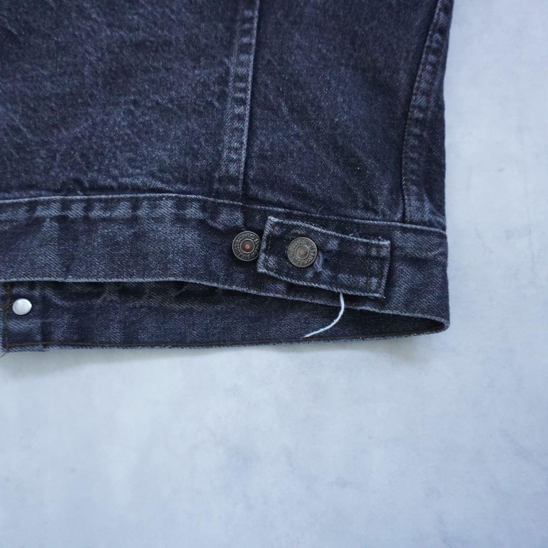 【80s】levisリーバイス 70506 デニムジャケット 先染めブラック40