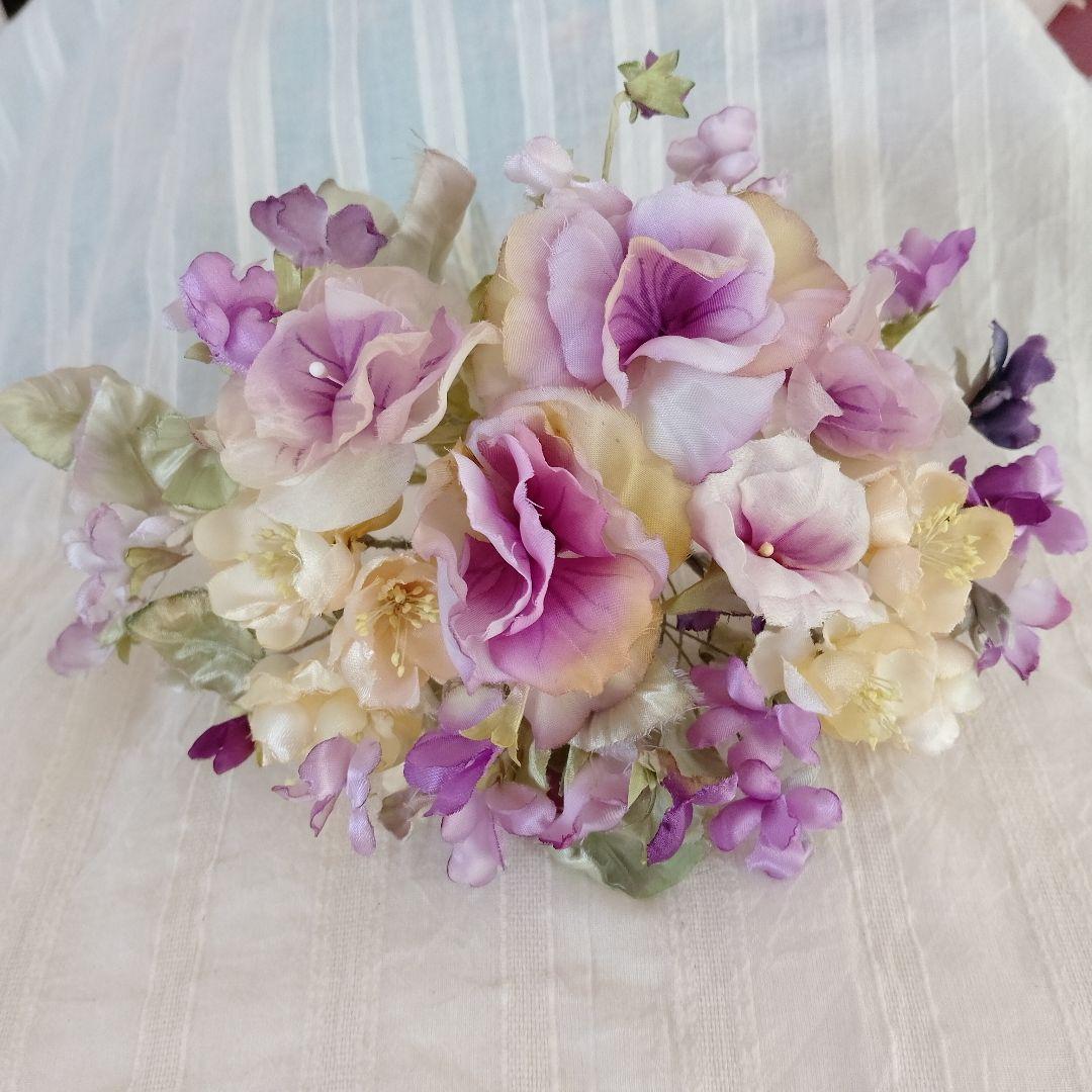 布花作品♡すみれのブーケ