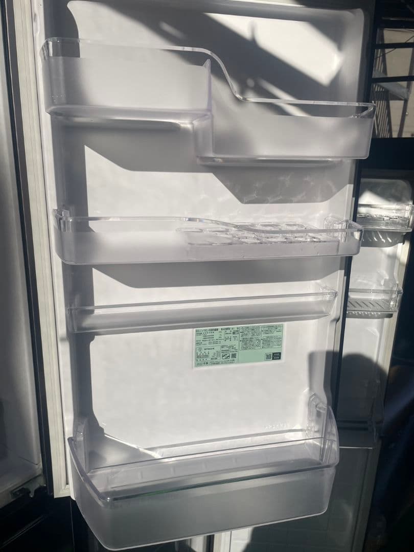 【日立】HITACHI R-V38RV(K) 冷凍冷蔵庫　ブリリアントブラック