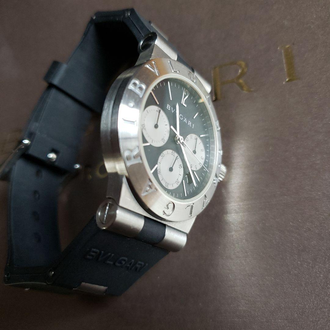 BVLGARI クォーツ時計 ブラックダイヤル