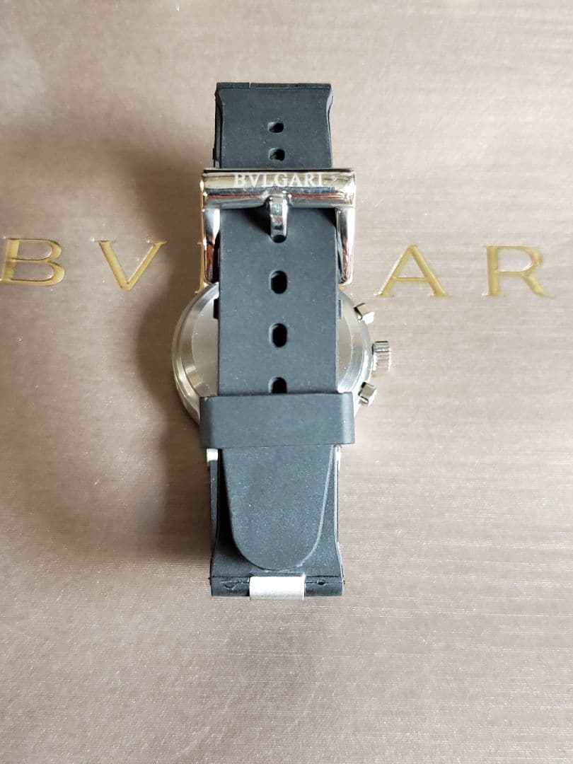 BVLGARI クォーツ時計 ブラックダイヤル