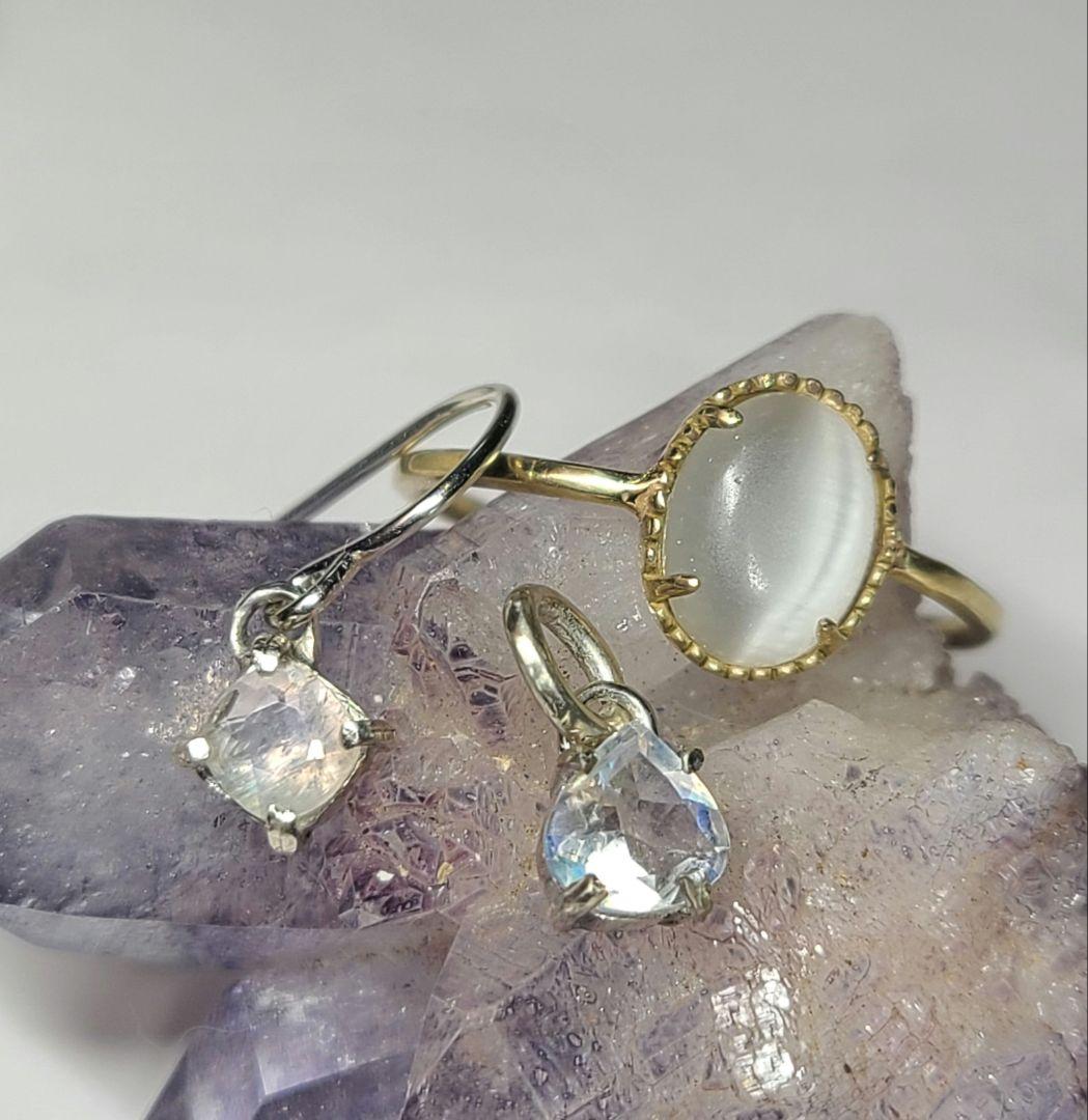 りり幻想的なオーロラシラー★アンデシンラブラドライト★