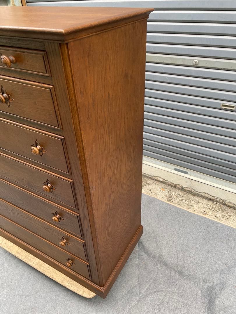 近隣配達可能　EZO家具　花柄　ハイチェスト　フラワー