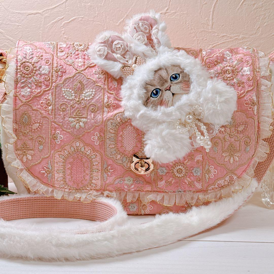 ☆*☆様 コヤンイサムチョン♡新作1点のみうさぎルミちゃんのインド刺繍ショルダー