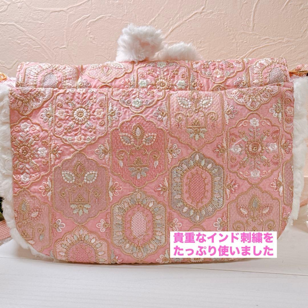 ☆*☆様 コヤンイサムチョン♡新作1点のみうさぎルミちゃんのインド刺繍ショルダー