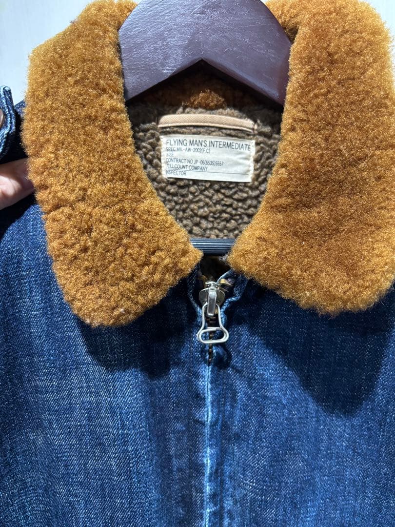 フルカウント FULLCOUNT B-10 デニムフライトジャケット