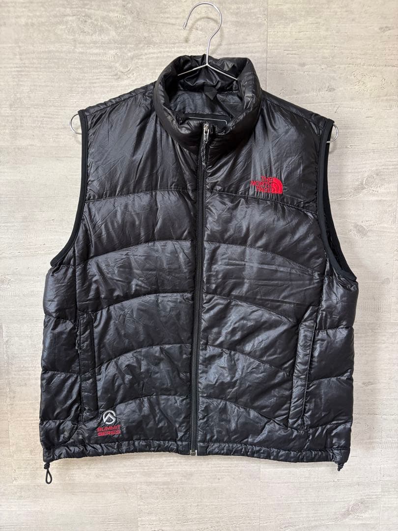 ノースフェイス サミットシリーズ ダウン ベスト Sサイズ 黒 ユニセック 軽量