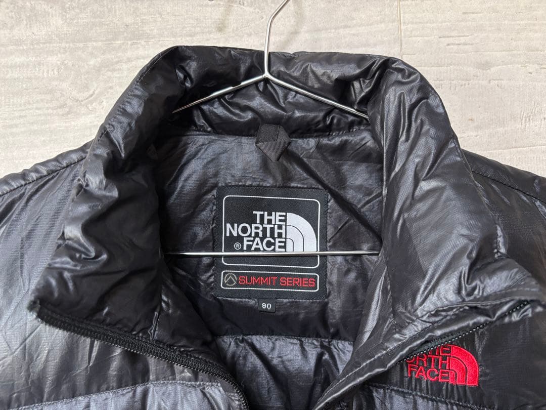 ノースフェイス サミットシリーズ ダウン ベスト Sサイズ 黒 ユニセック 軽量