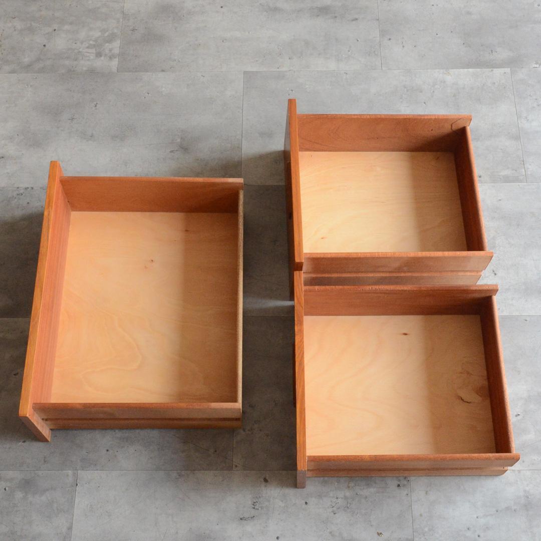 イギリスヴィンテージ チーク ドレッサー チェスト 鏡台 キャビネット