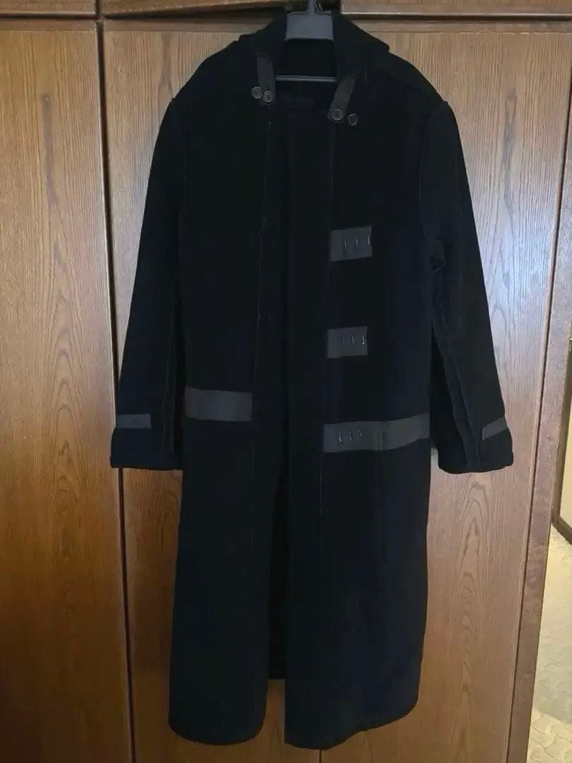 マーガレットハウエル ダッフルコート ロング ブラック M