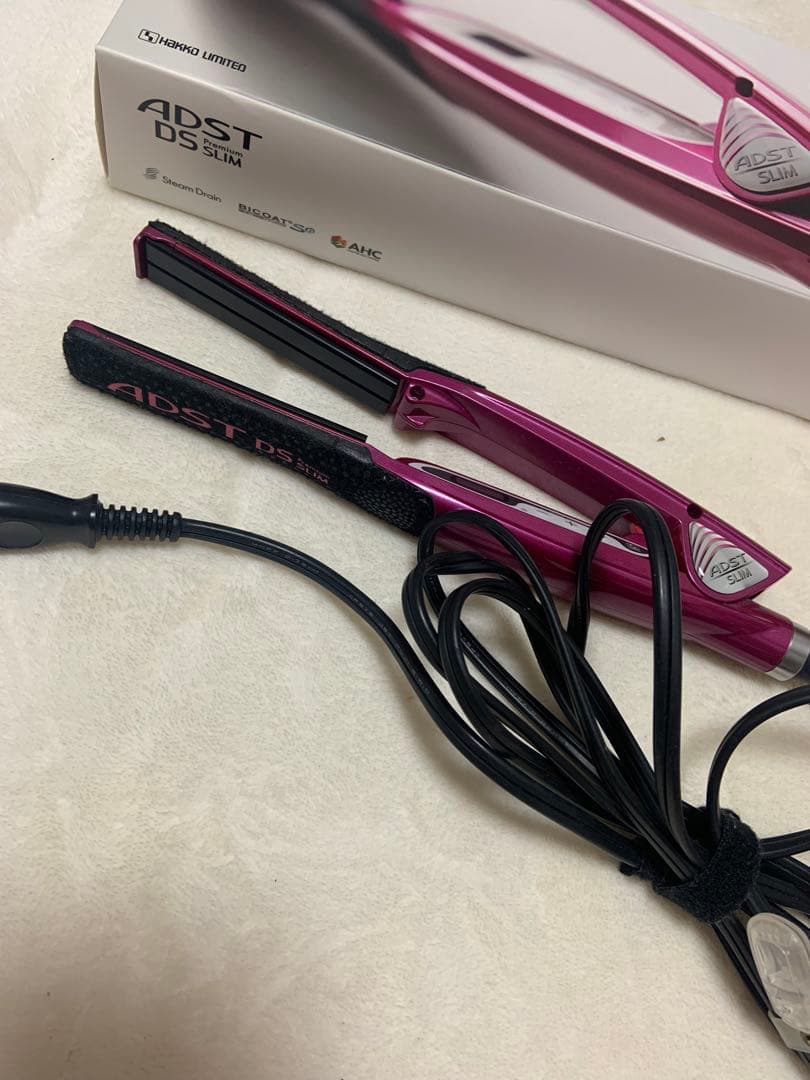 ADST DS SLIM ヘアアイロン ピンク
