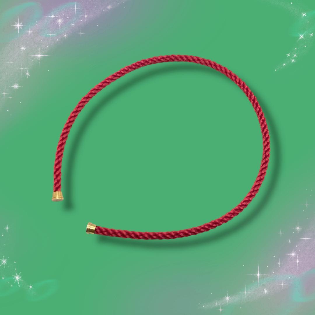 《超美品》 フレッド フォース10 LM 2連ブレスレット用ケーブル レッド