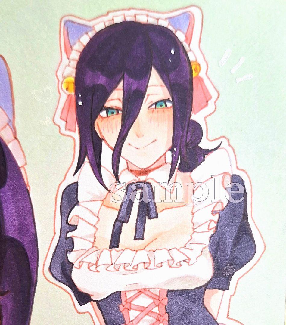 ラ*プ様 レゼ　手描きイラスト　ファンアート　アナログ