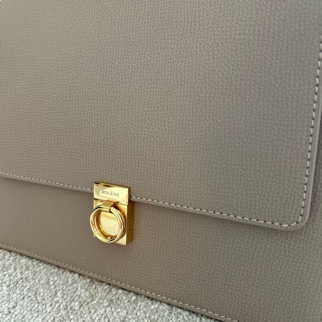 ポレーヌ　POLÈNE Numéro Sept ショルダーバッグ　トープ