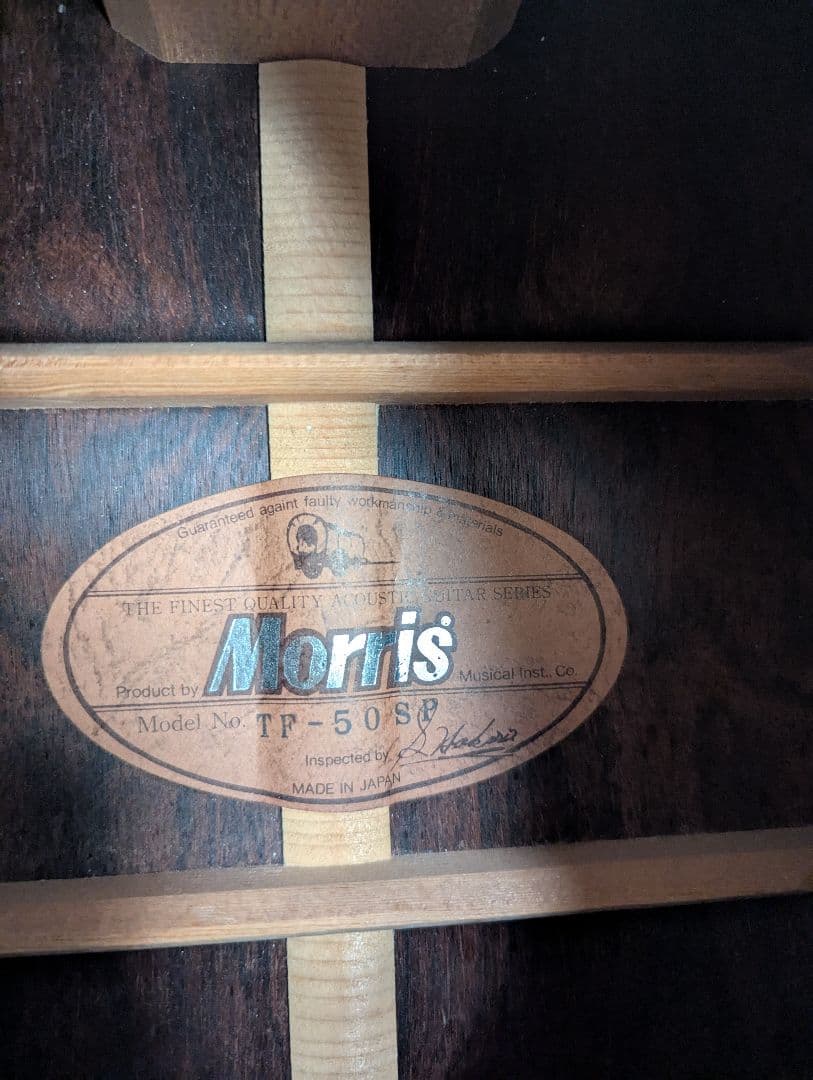 ♪Morris TF-50SP スペシャル・ハカランダ・トップ単板♪