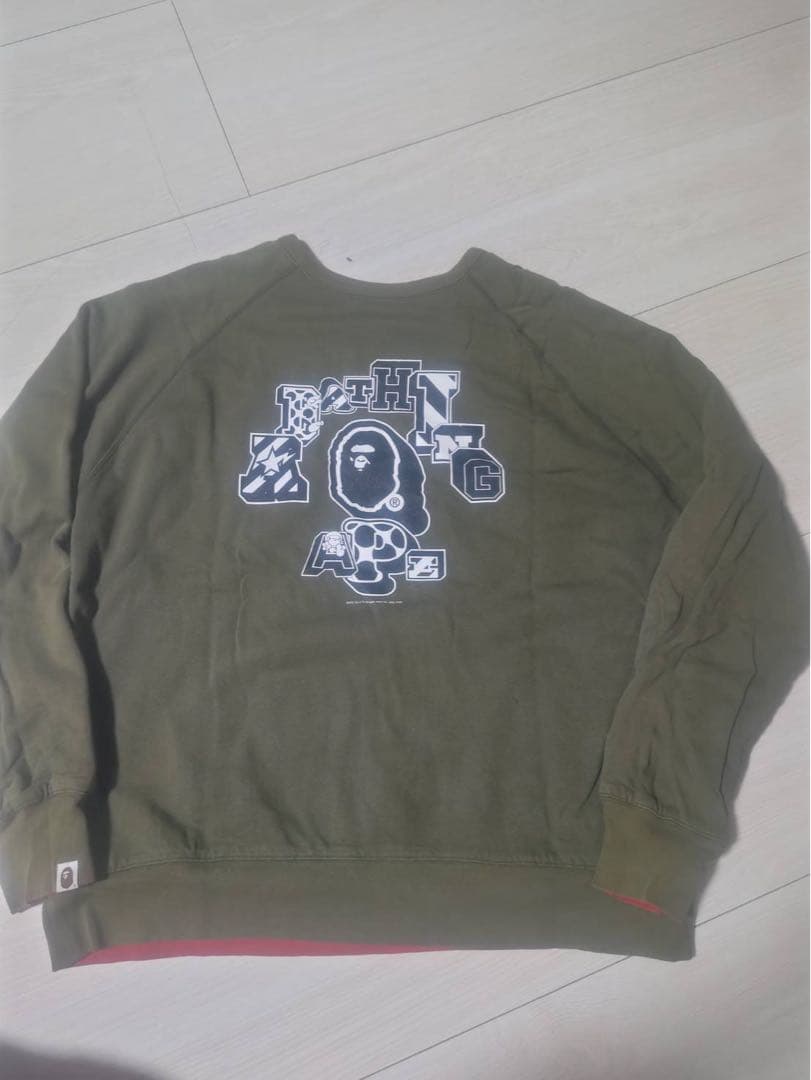 A BATHING APE リバーシブルトレーナー 2XL