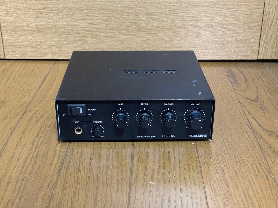 MASSIVE OE-S505 ステレオアンプ　【動作未確認ジャンク】