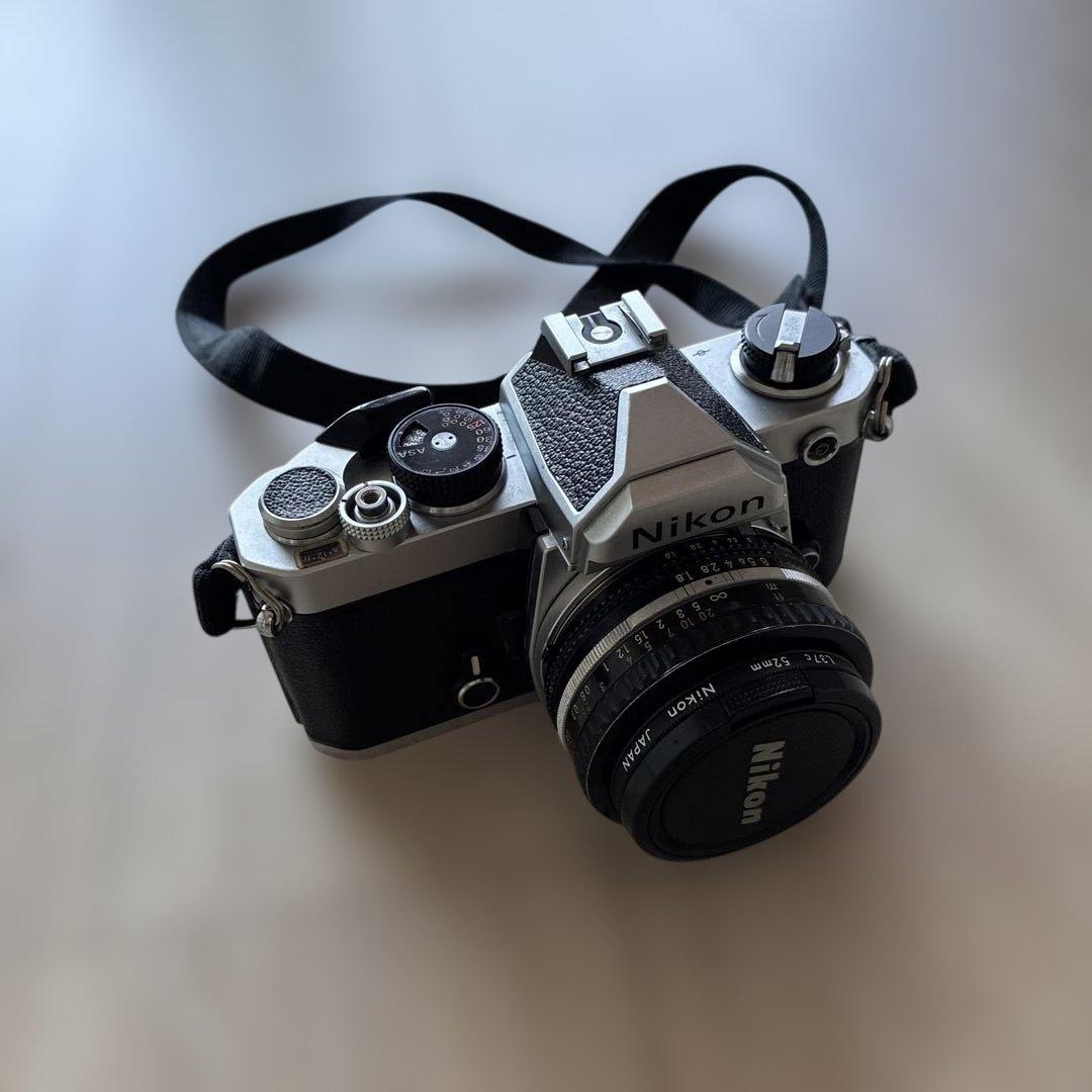Nikon FM シルバー＋NIKKOR 50mmレンズ 動作確認済み