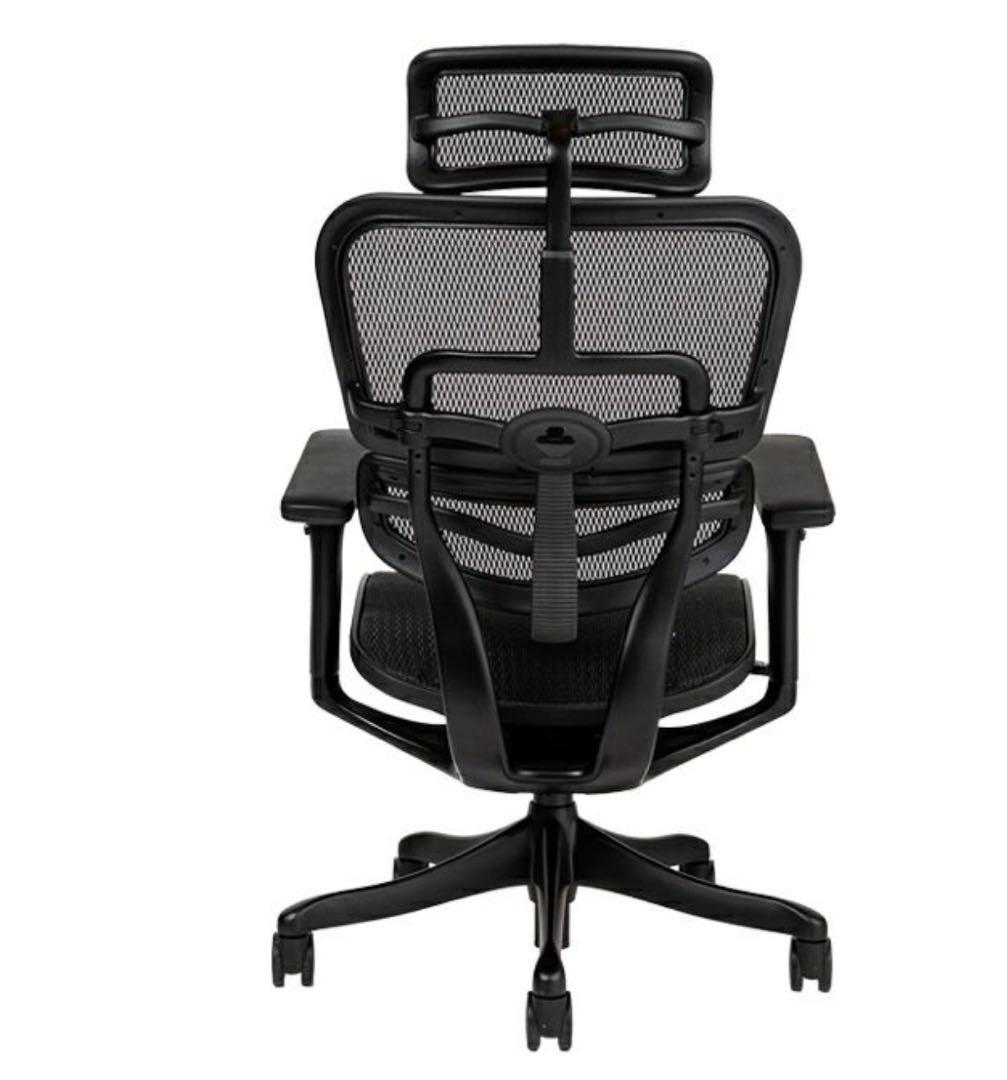 エルゴヒューマンプロ　ブラック　オットマン内蔵型　取り扱い説明書付き