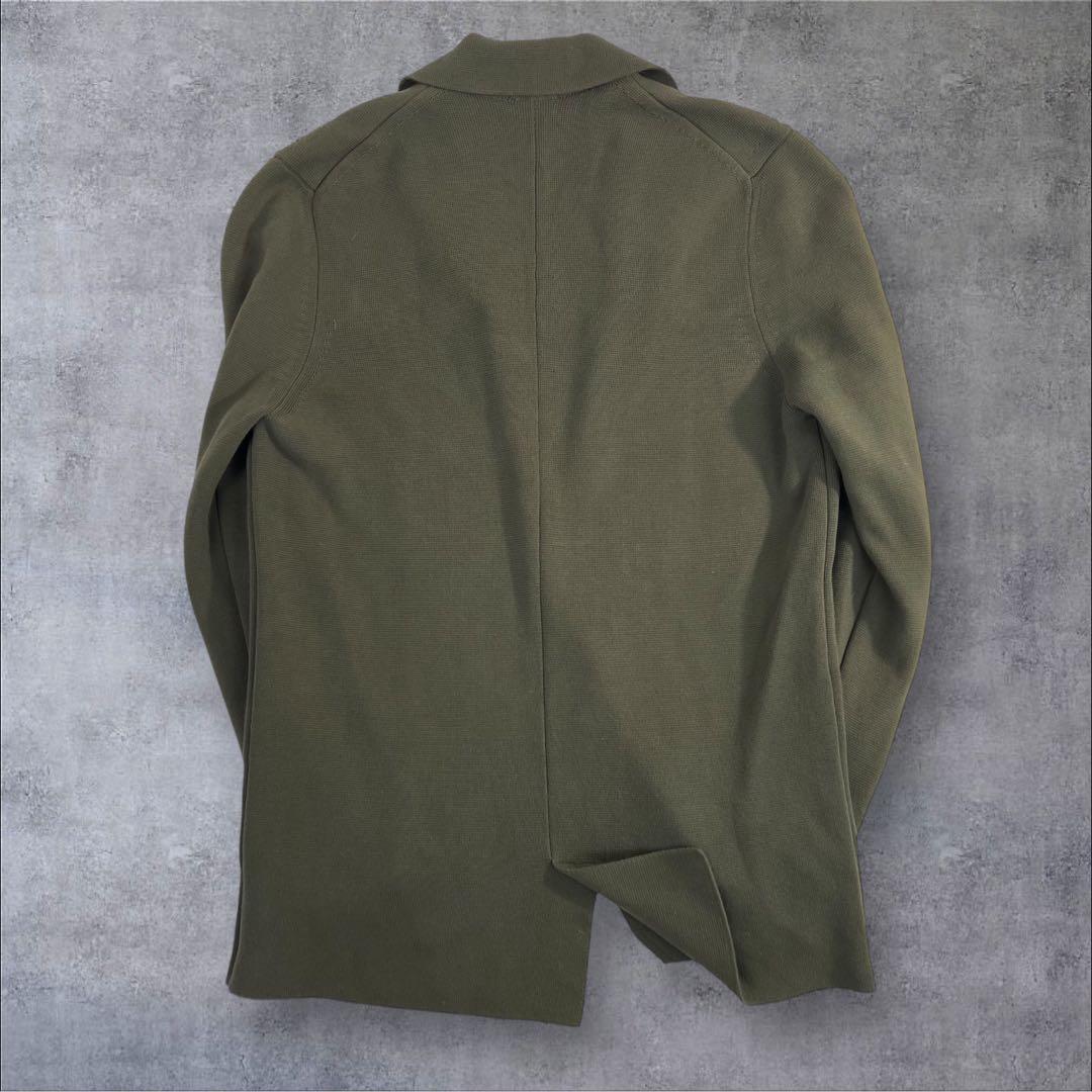 定価10万 極美品 Drumohr ドルモア 2Bニットテーラードジャケット L