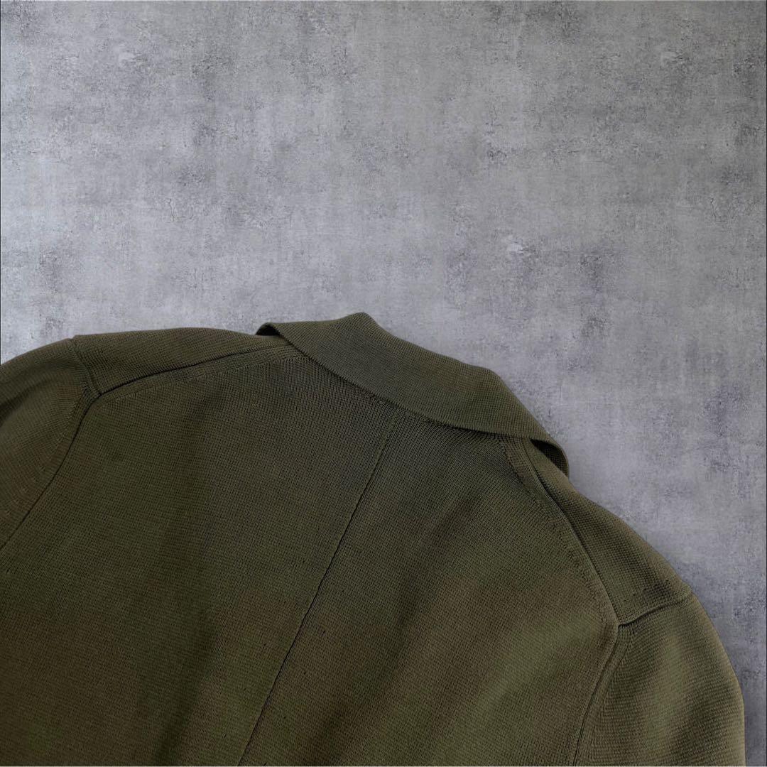 定価10万 極美品 Drumohr ドルモア 2Bニットテーラードジャケット L