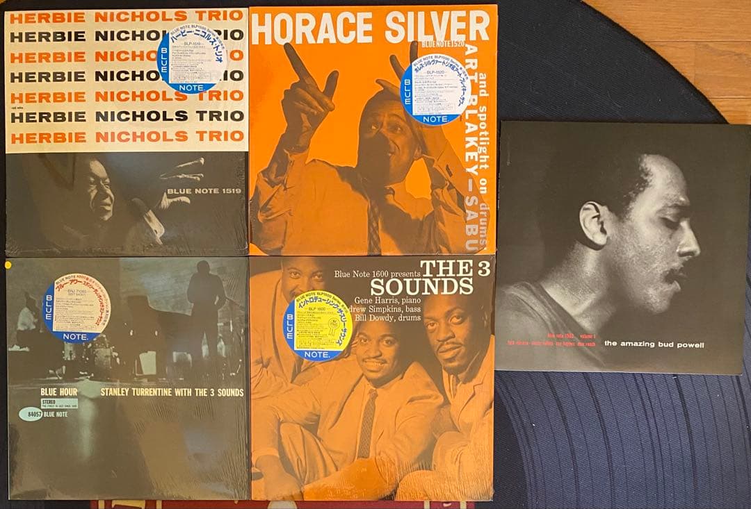 Blue Note ジャズレコード5枚セット　美盤シュリンク、ライナーノーツ付き