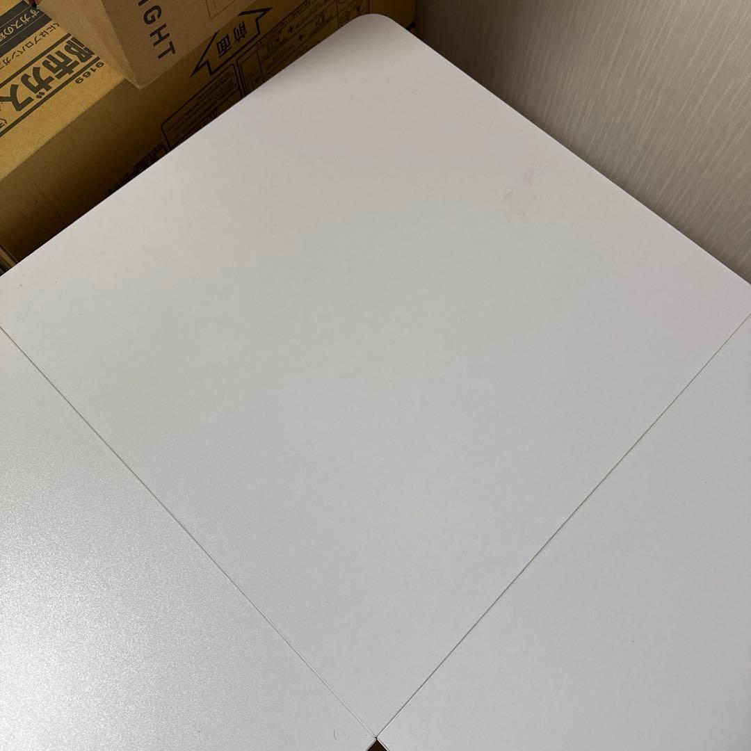 L字型ホワイトパソコンデスク　山善(YAMAZEN) PND-1300