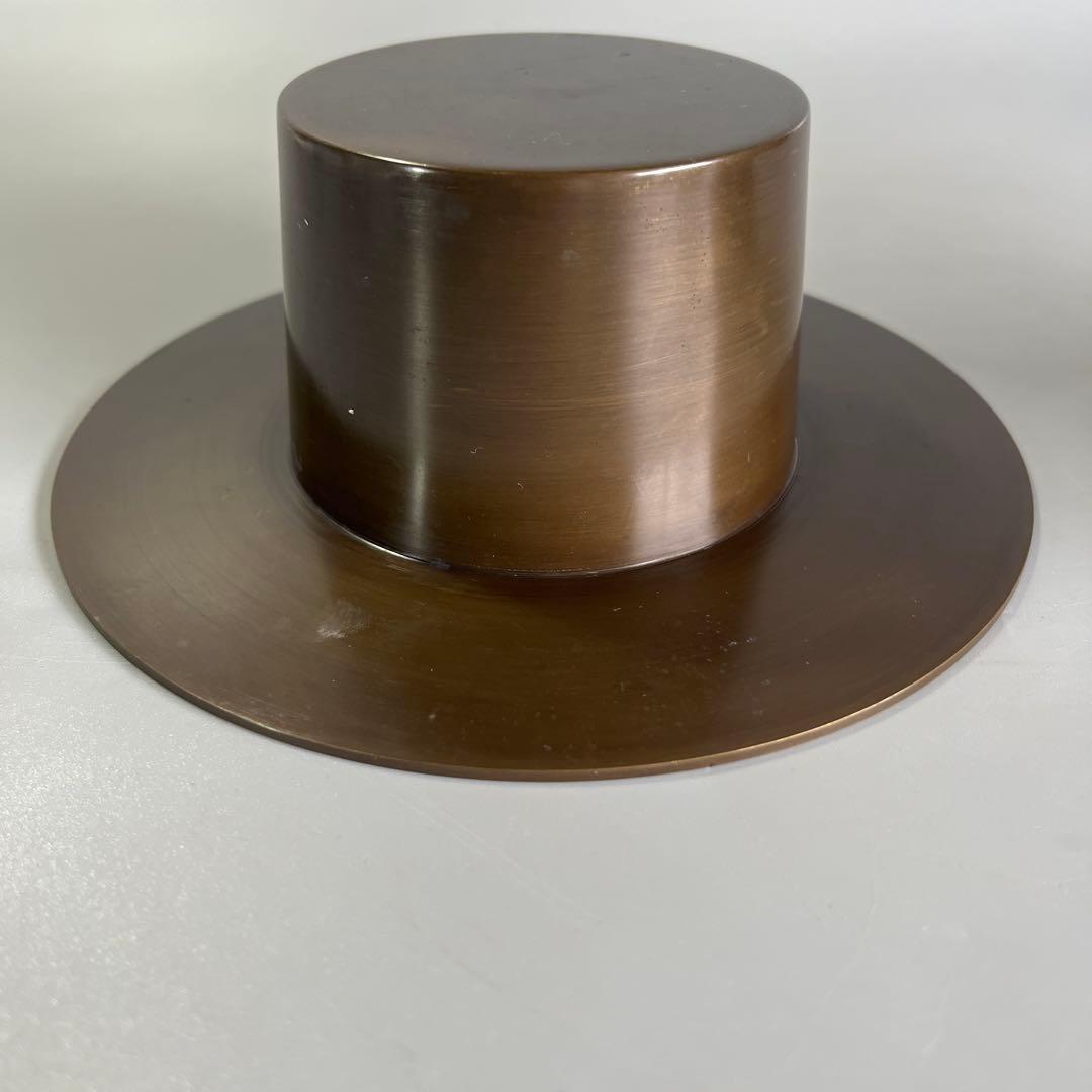 池坊　紫雲　花器　銅器　生花