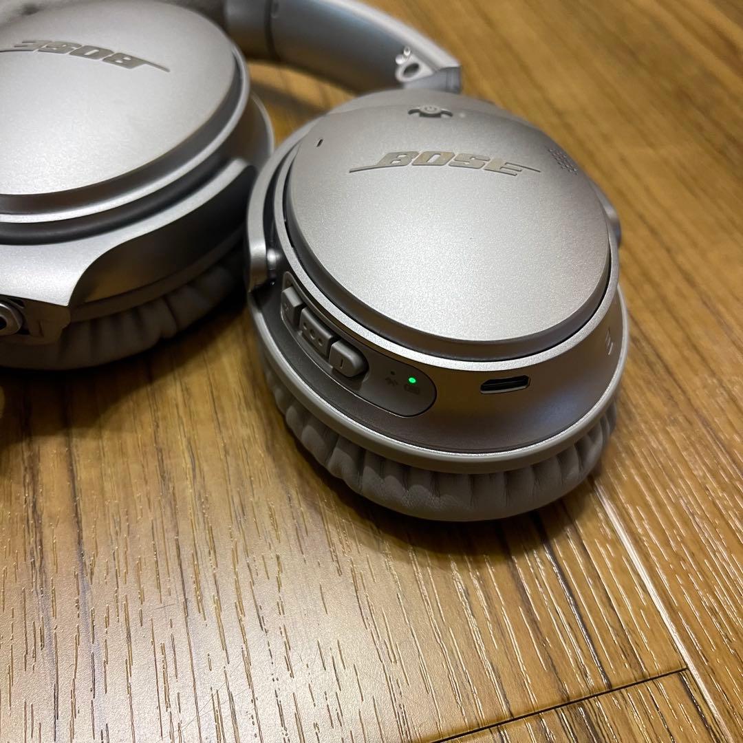 良品！BOSE QUIETCOMFORT35 ll シルバー ヘッドホン