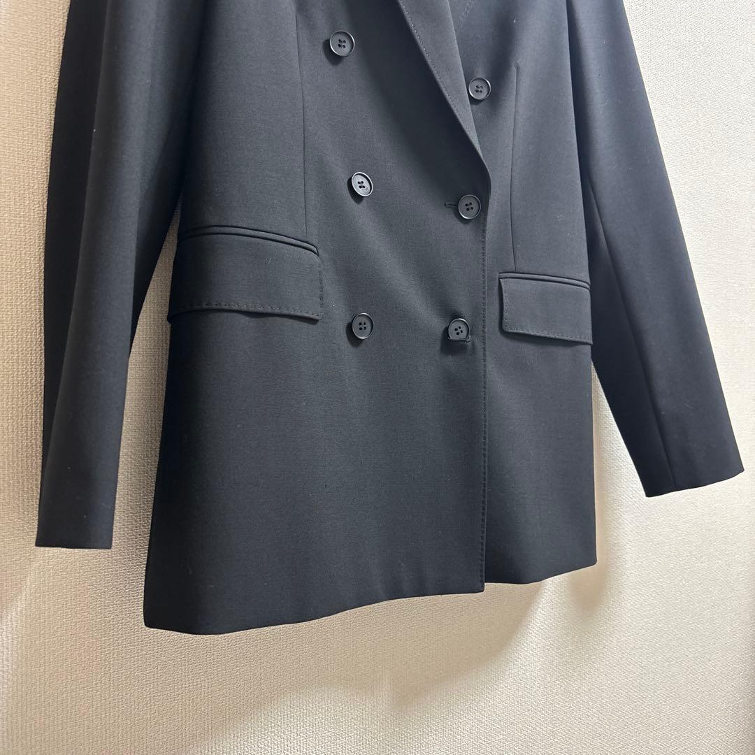 セオリーリュクス　美品　ジャケット　ボタン　ブラック　黒　38号　テーラード