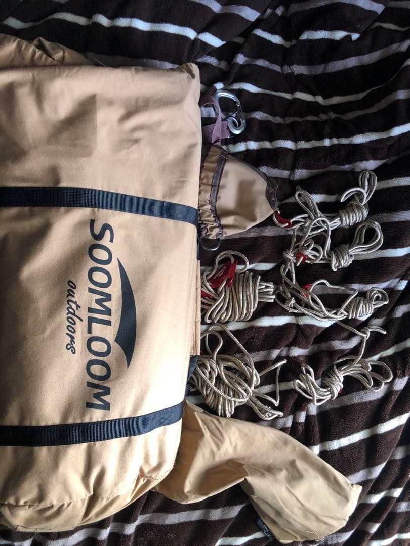 SOOMLOOM タープ 4.5m x 5.8m+コネクトキャップ