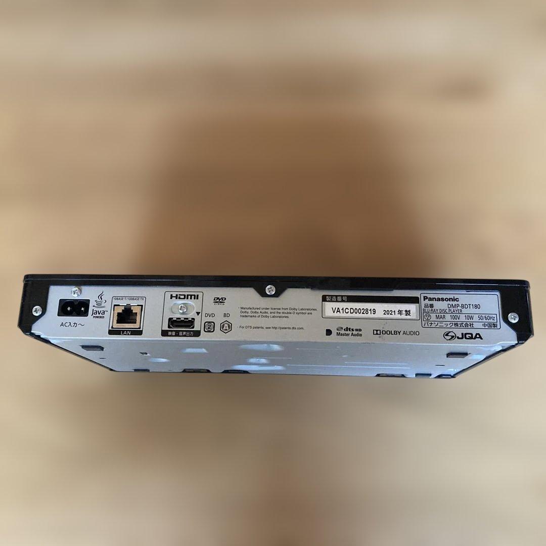 panasonic 4K ブルーレイプレーヤー　DMP-BDT180 2021製