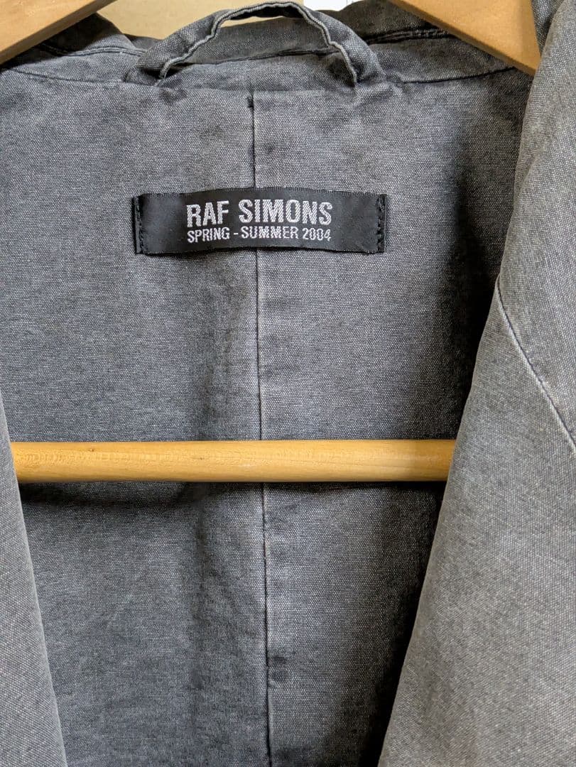 ラフシモンズ ２００４ＳＳ　ガーメントダイジャケット　宗教期