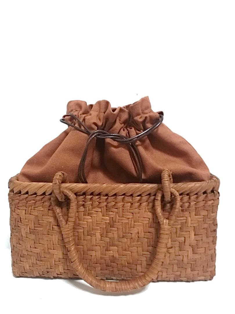 山葡萄バッグ和風網代