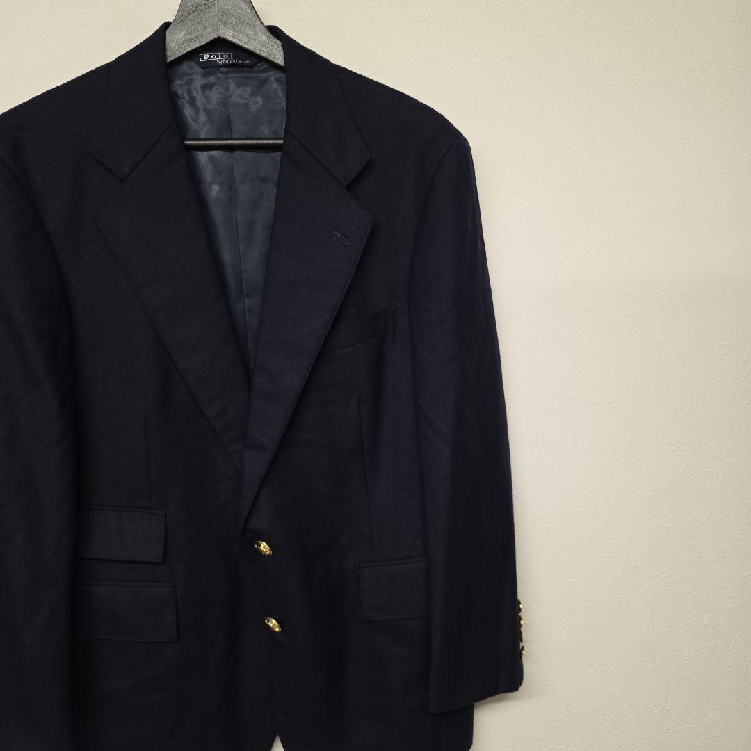 90s POLO BY RALPH LAUREN 紺ブレ金ボタン　国内正規取扱品