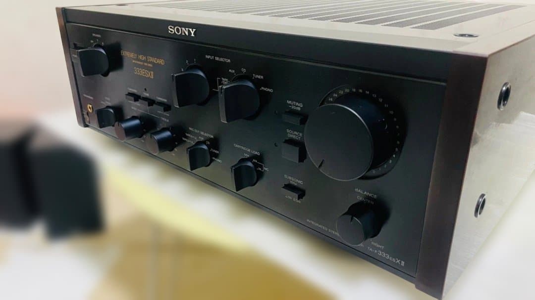SONY TA-F333ESXII 　プリメインアンプ　美品の動作です