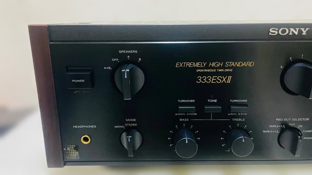 SONY TA-F333ESXII 　プリメインアンプ　美品の動作です