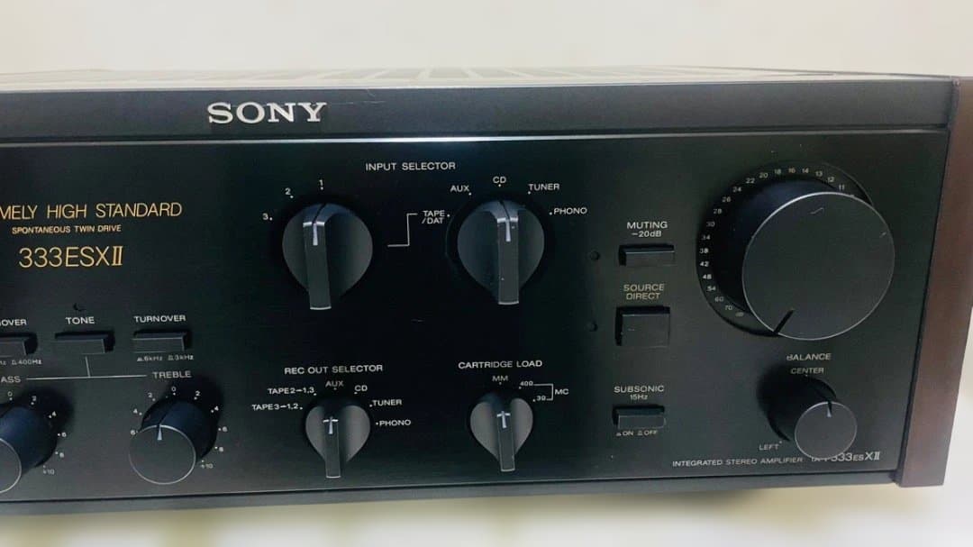 SONY TA-F333ESXII 　プリメインアンプ　美品の動作です