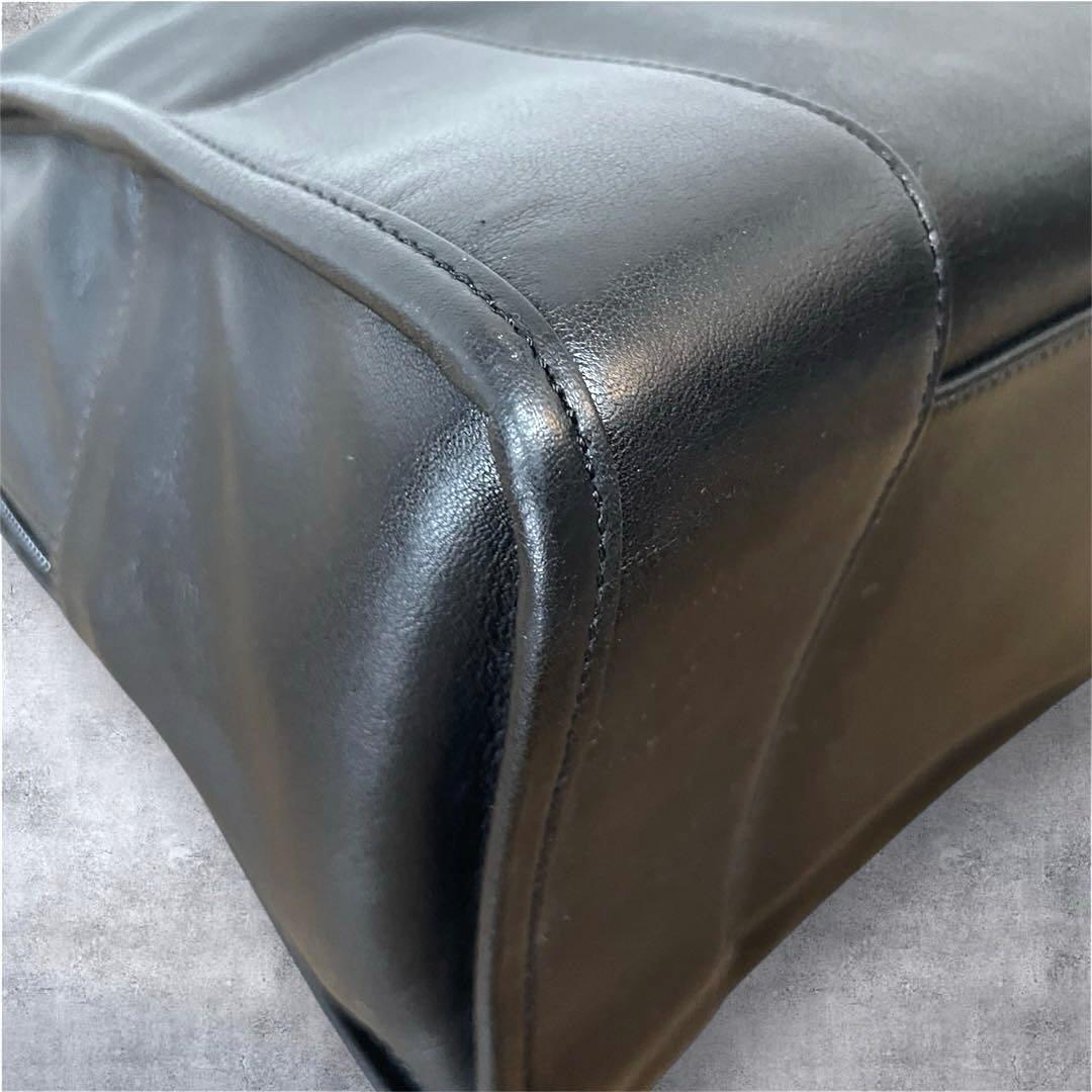 【美品】LOEWEロエベ アマソナ40ハンドバッグ ブラックゴールド アナグラム