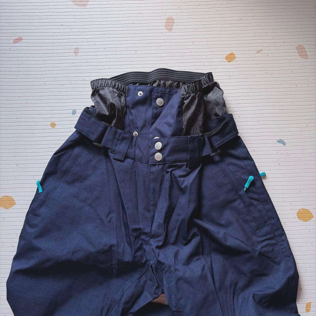 【美品 上下 S】スノボウェア S ホワイト ネイビー レディース