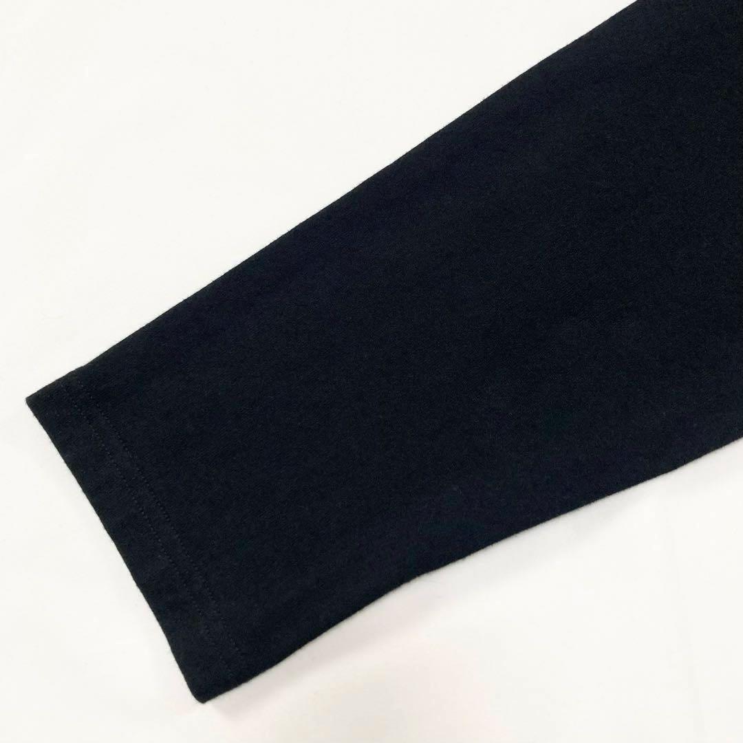 Y's FLAKE PATTERN LONG SLEEVE T 黒2