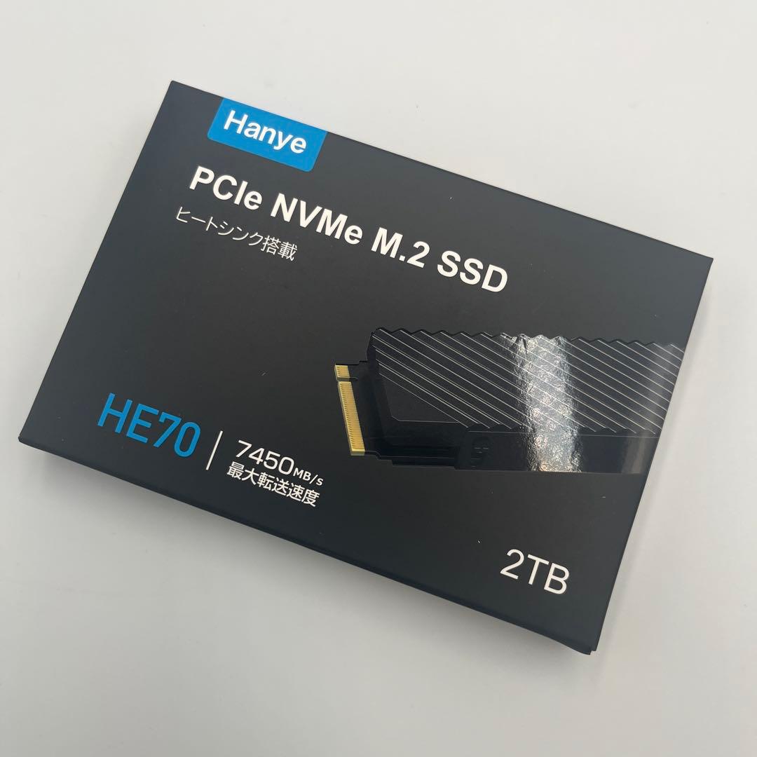 内蔵型SSD Hanye HE70 M.2 Type2280 NVMe 2TB PS5 SSD