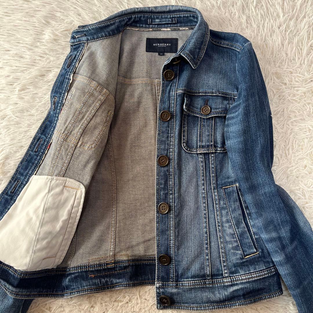 【美品】バーバリーロンドン　デニム　ジャケット　Gジャン