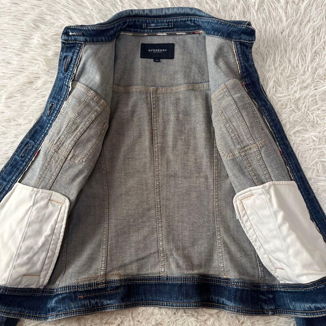 【美品】バーバリーロンドン　デニム　ジャケット　Gジャン