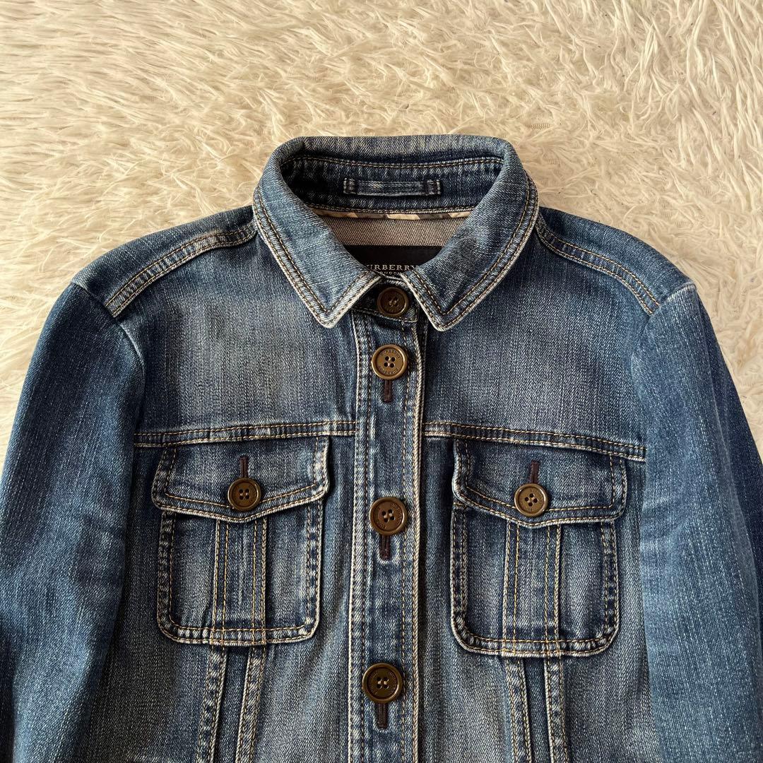 【美品】バーバリーロンドン　デニム　ジャケット　Gジャン