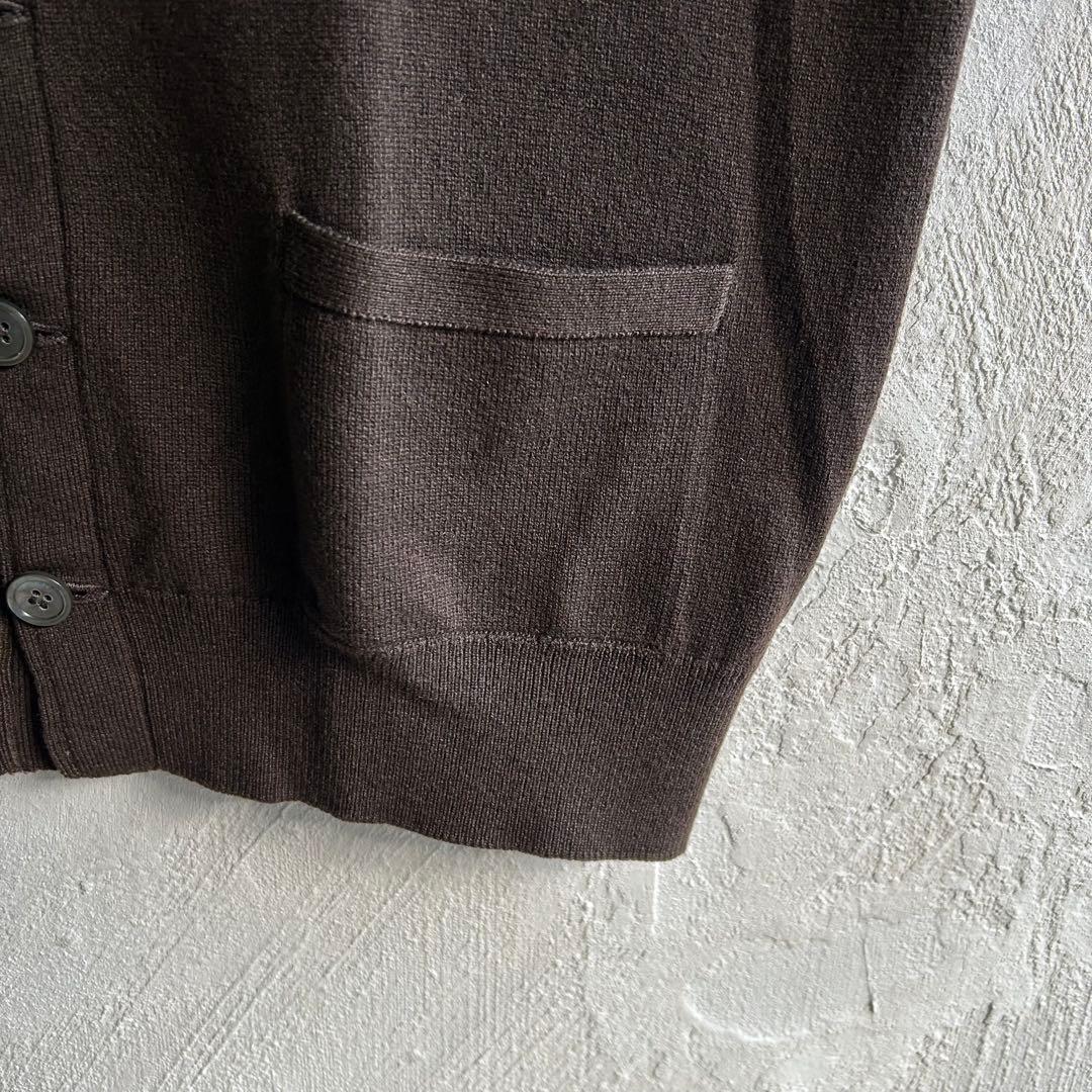 極美 スコットランド製 DRAKES カシミヤ ニットベスト 38 ドレイクス