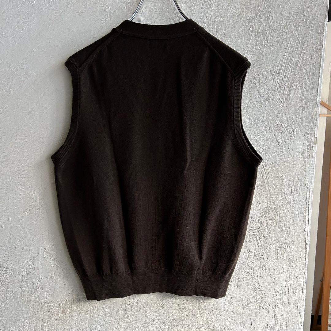 極美 スコットランド製 DRAKES カシミヤ ニットベスト 38 ドレイクス