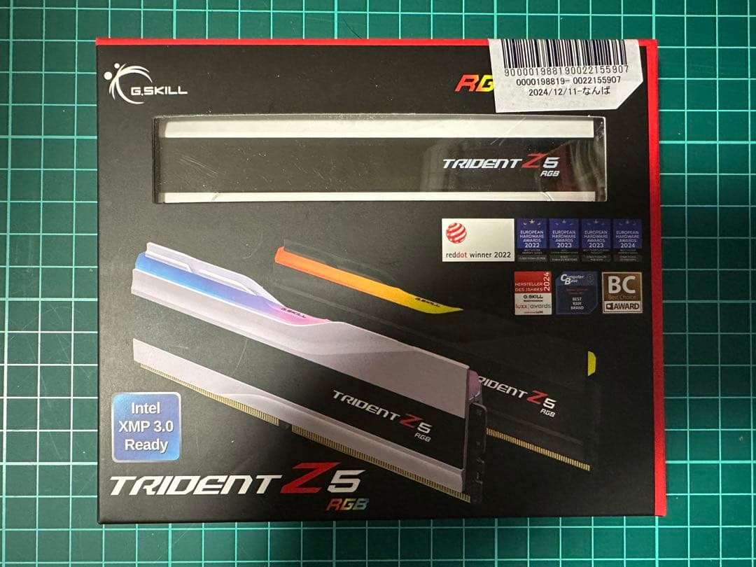 G.Skill DDR5 6400 Cl32 32GBx2 メモリ